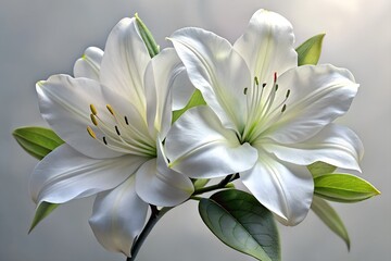 white lily flower