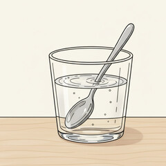 Fresh cold lemonade cocktail in a glass with ice and a lemon slice