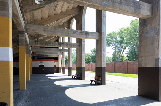  School Football Stadium Concourse 