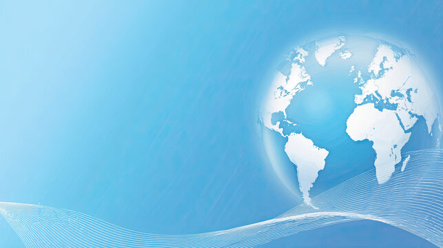 Global network connection abstract background