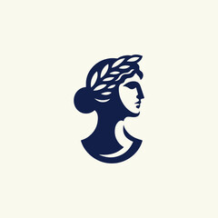 Olympian Aphrodite Goddess Logo
