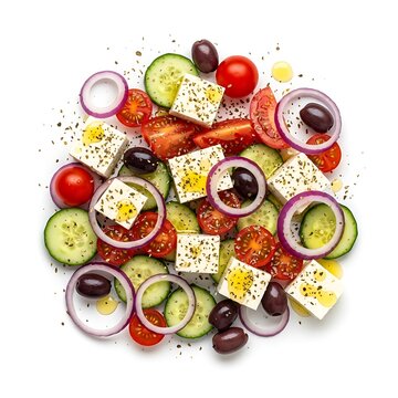 Greek Salad with Feta Cheese