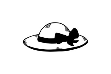 summer hat with a hat