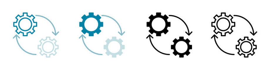 Restore Vector Illustration In Multistyle