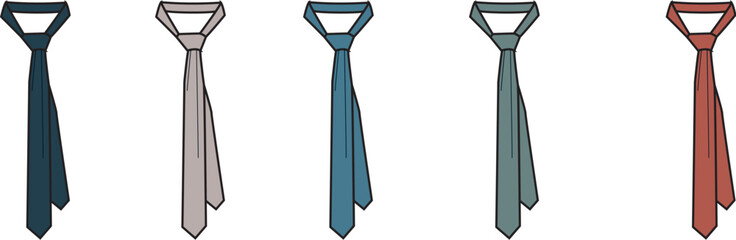 Stylish Necktie Collection Versatile Designs and Color Palette for Every Occasion
