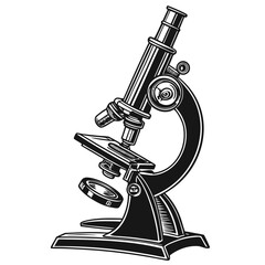 microscope vector illustration