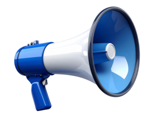 Public Announcement Megaphone transparent background.