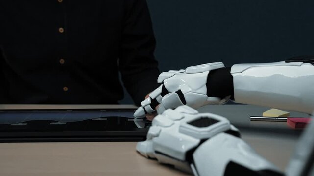 A collaborative roundtable incorporates machine intelligence to expedite project analysis, unify marketing tactics, and define key components of a modern plan. Noogenesis AI