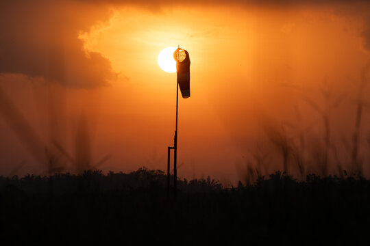 Windsock at Sunrise