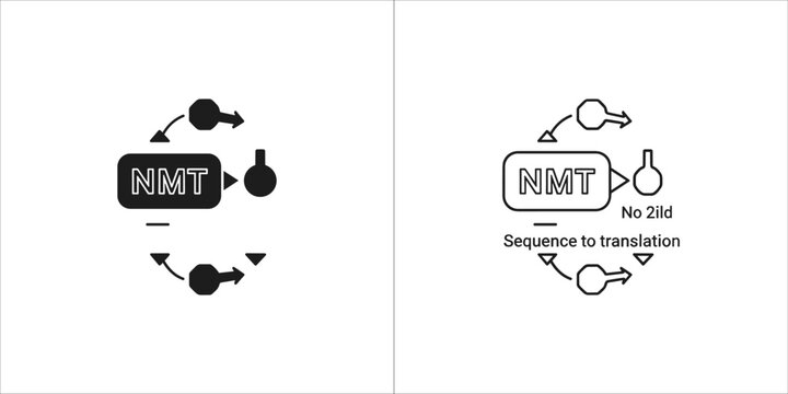 Nmt icon, representing the process of translation