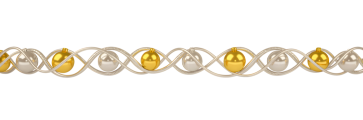 Elegant gold and silver Christmas ornaments, festive holiday decor, luxurious celebration background, winter aesthetic, cozy border, seasonal design element, sparkling decor, celebratory mood.