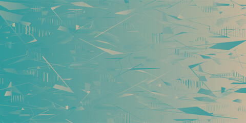 Abstract Geometric Composition with Lines Shapes and Gradient Colors.