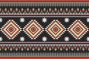Traditional Southwest Geometric Abstract Ethnic Pattern.