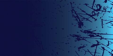 Abstract Dark Blue Splatter Design with Gradient Background Texture.