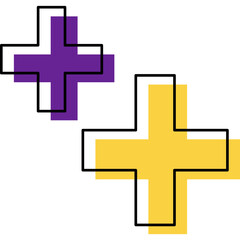 Obraz premium Memphis Geometric Shapes