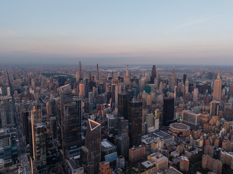 Midtown Manhattan skyline from above