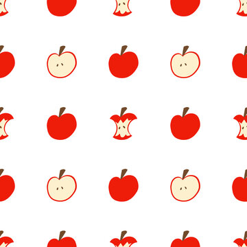 A red apple pattern