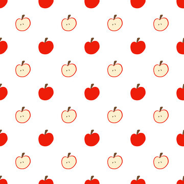A red apple pattern