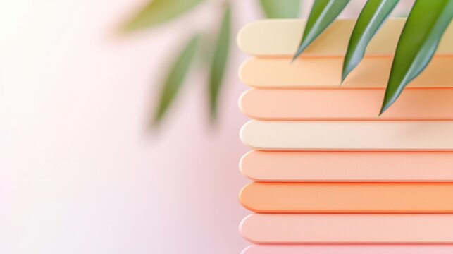 Gradient Vibrant sunset inspired gradient with warm orange and pink hues, evoking summer vibes.