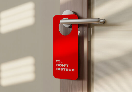 Door Hanger Mockup
