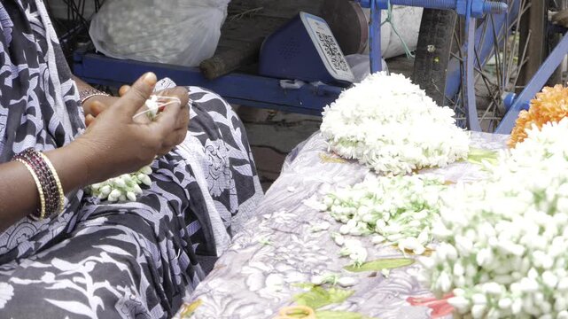 Craftsman's Finesse - Hand-Crafted Indian Flowers in Bloom