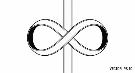 Timeless infinity symbol representing endless possibility and eternal connection