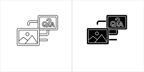 Online image question and answer session