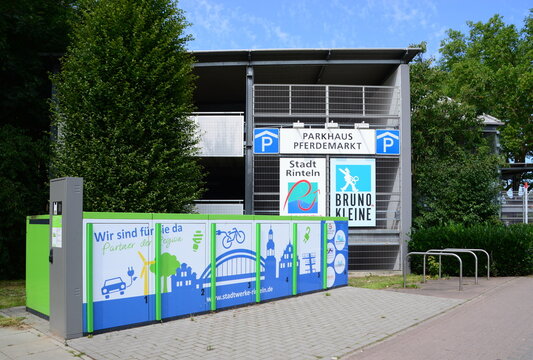 Modern Building in the Town Rinteln, Lower Saxony