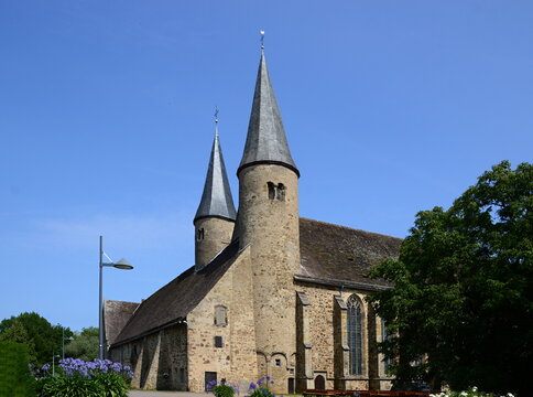 Historical Monastery in the Village M&ouml;llenbeck, Lower Saxony