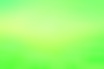 Spring green smooth gradient blurred abstract background, fresh green yellow background copy space