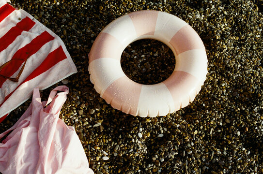 Bright summer day at the beach