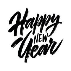 Luxury fashion magazine style happy new year.