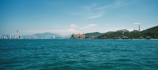 Nha Trang bay, Viet Nam from a fishing boat