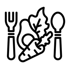 Obraz premium Healthy Food Icon