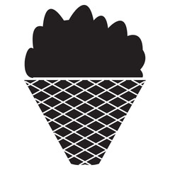 Waffle cookie grid outline icon .Minimal  icon illustration, suitable for dessert symbols, bakery graphics, or sweet treat branding design.EPS10/AI.