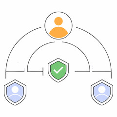 User Authentication vector Illustration 