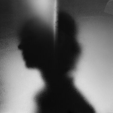 Monochrome Silhouette of a Person