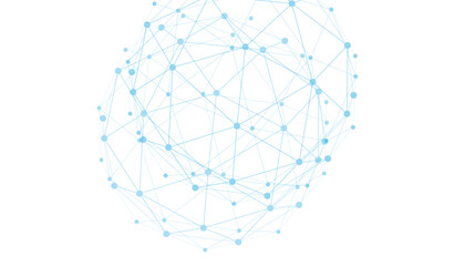 Abstract white, blue digital technology futuristic communication high tech concept background. global network technology concept.