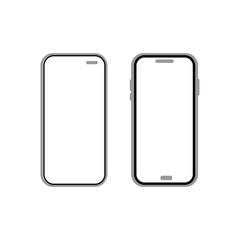 Modern Mobile Phone Mockup Transparent Design