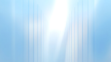 Abstract blue gradient background with vertical lines and soft light effect