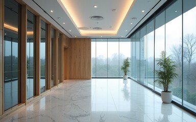 Empty ceo office interior. High quality