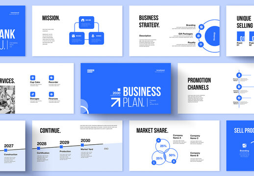 Modern Business Plan Presentation Template
