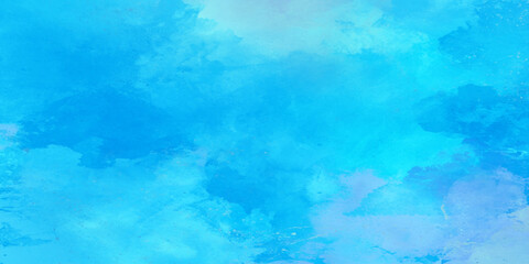 Abstract watercolor design with a soft sky blue color palette dominated by shades of blue, The texture resembles a gentle blending of watercolors with smooth transitions.