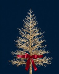 금빛 크리스마스 트리