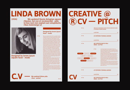 Linda Brown Resume Template