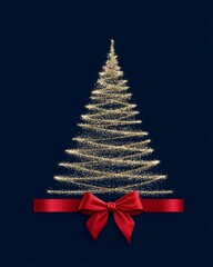 금빛 크리스마스 트리