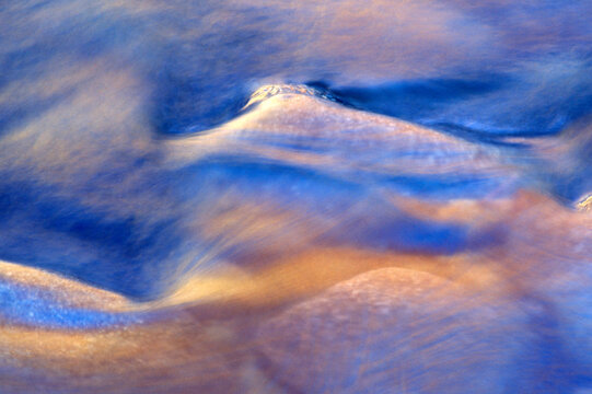 autumn colors film time exposure Swift River New Hampshire cascades 