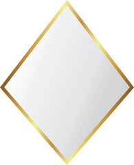 diamon golden banner border