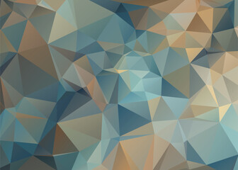 Abstract Low Poly Dimensions , Low Poly Motion Universe