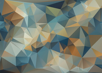 Abstract Low Poly Dimensions , Low Poly Motion Universe
